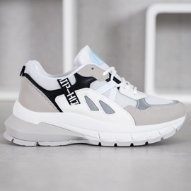 Weide Scarpe da ginnastica sportive bianca nero grigio 2