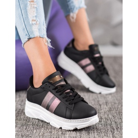 Weide Scarpe Da Ginnastica Sulla Piattaforma nero multicolore 1