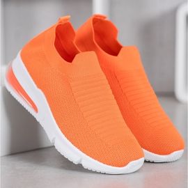 SHELOVET Scarpe da ginnastica arancioni arancia 1