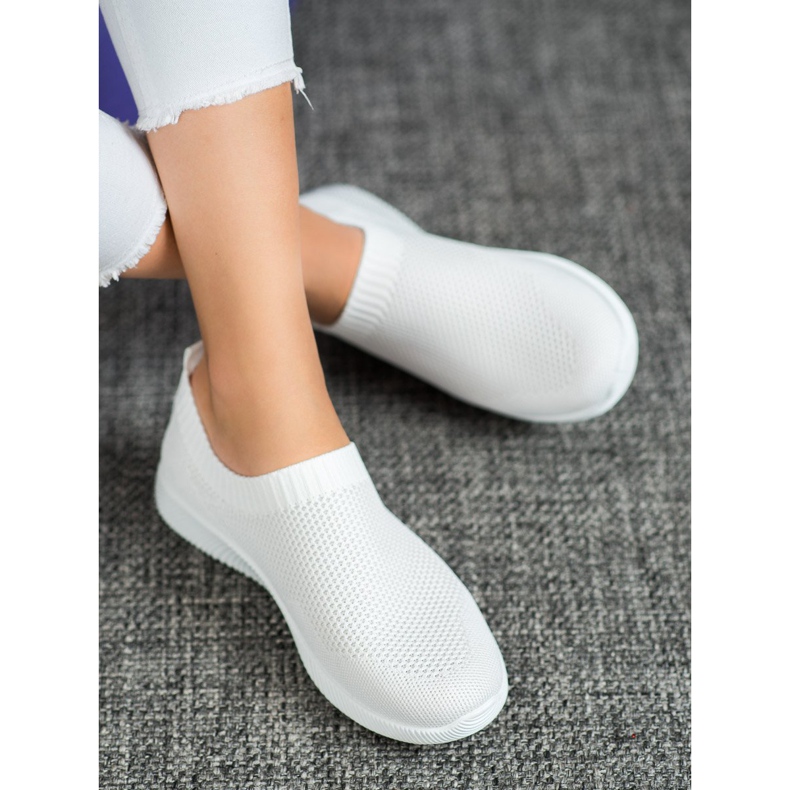 SHELOVET Comodi slip traforati bianco 1