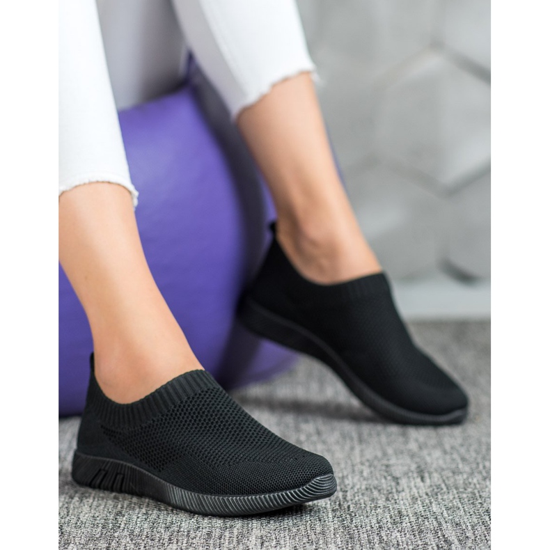SHELOVET Comodi slip traforati nero 2