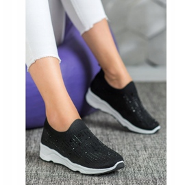 SUPER COOL Scarpe Slip-on Con Cristalli nero 1