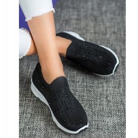 SUPER COOL Scarpe Slip-on Con Cristalli nero 2