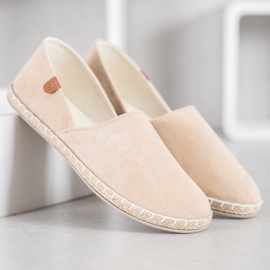 SHELOVET Espadrillas beige slip-on 2