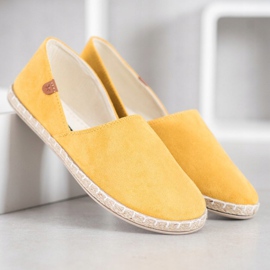 SHELOVET Espadrillas gialle slip-on giallo 2
