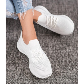 SHELOVET Scarpe sportive casual bianca 1