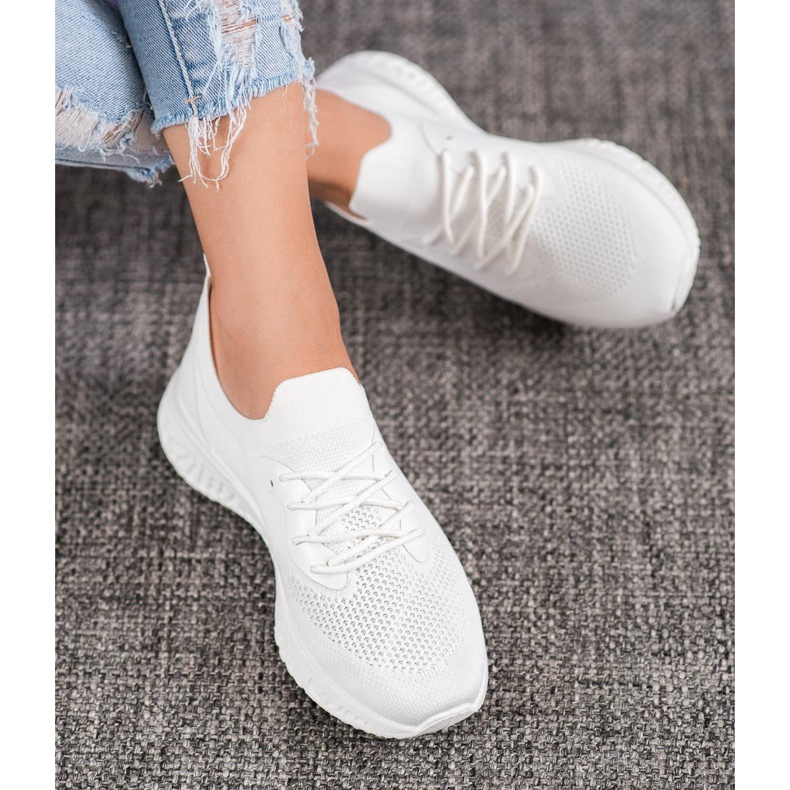 SHELOVET Scarpe sportive casual bianca 1
