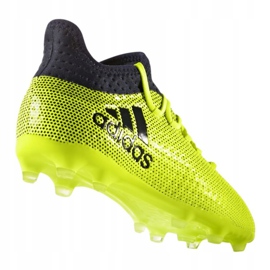 Scarpe da calcio Adidas X 17.1 Jr S82297 multicolore verde 1