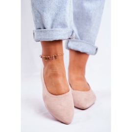 PS1 Ballerine Donna Eco-Suede Beige Bellissima 2