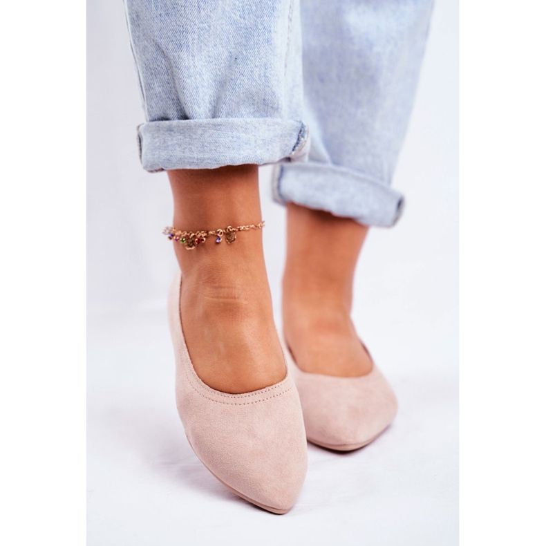PS1 Ballerine Donna Eco-Suede Beige Bellissima 2