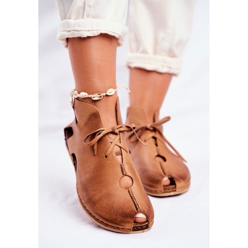 Scarpe brogue da donna Maciejka Rude 03426-19 marrone 2