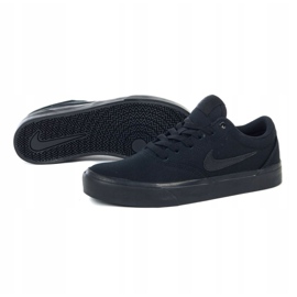 Nike Sb Charge Cnvs Jr CQ0260-005 scarpe nero grigio 1