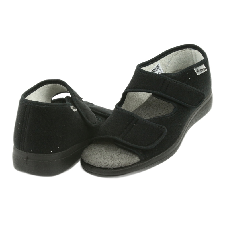 Scarpe da uomo Dr. Orto Befado 070M001 nero 3