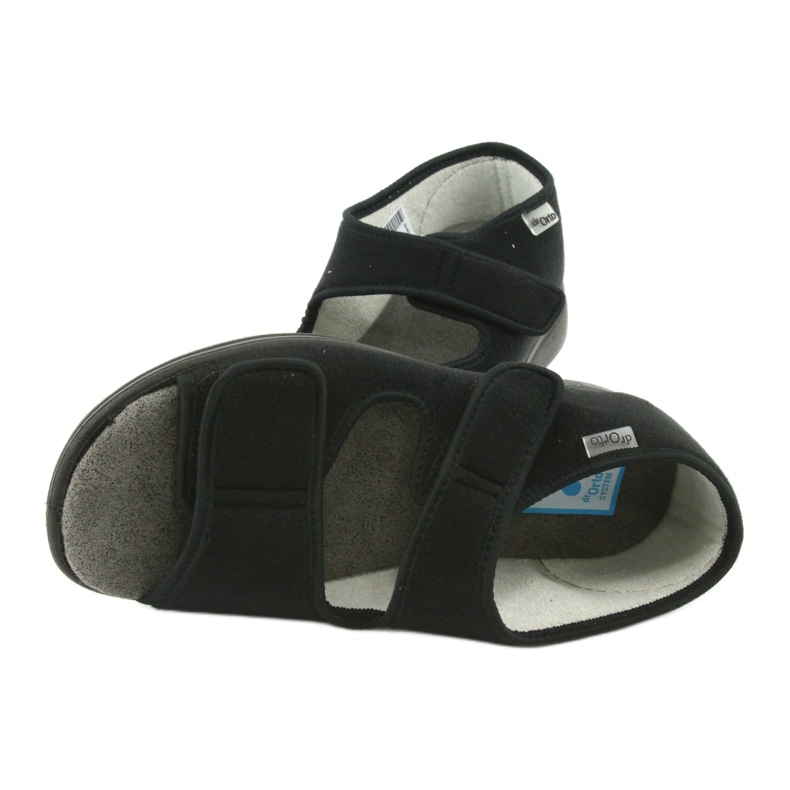 Scarpe da uomo Dr. Orto Befado 070M001 nero 4