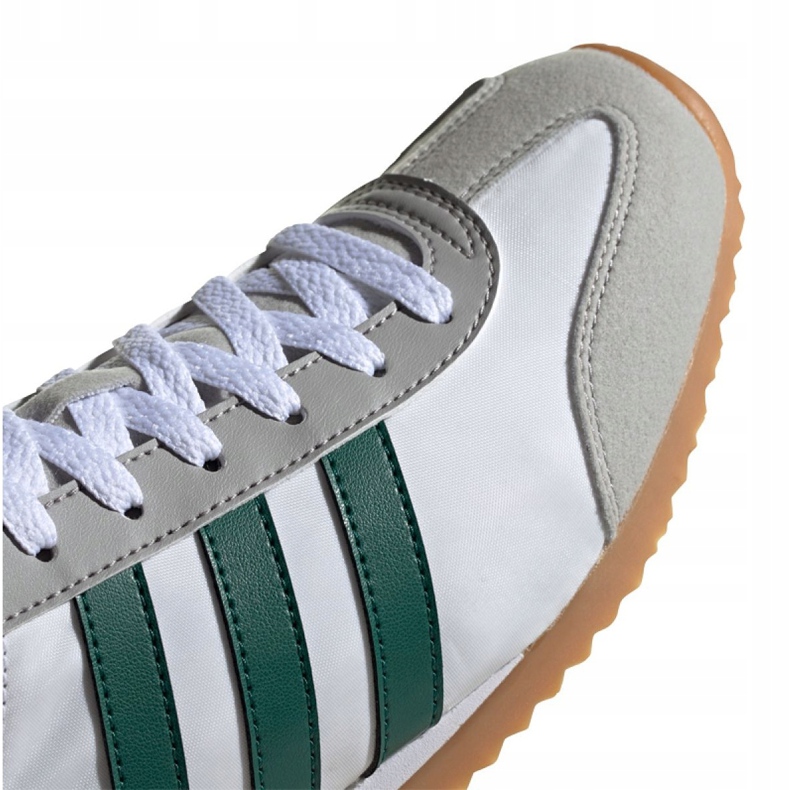 Scarpe Adidas Vs Jog M FX0091 bianca grigio verde 1