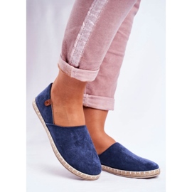 NEWS Espadrillas Slip-On Vulcan blu navy da donna 1