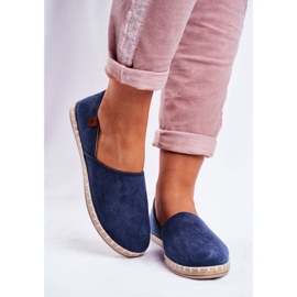 NEWS Espadrillas Slip-On Vulcan blu navy da donna 2