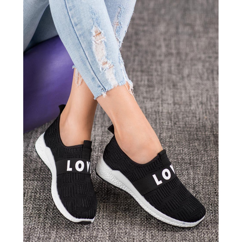 SHELOVET Love Slip-On Scarpe nero 2