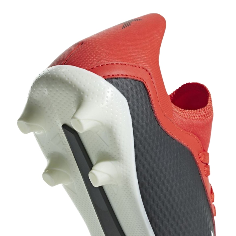 Scarpe da calcio Adidas X 18.3 Fg Jr BB9370 rosso 3