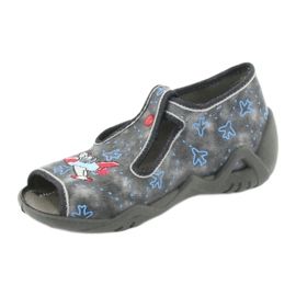 Scarpe per bambini Befado 217P099 rosso blu grigio 3