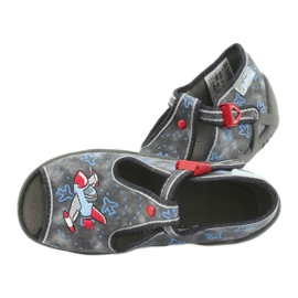 Scarpe per bambini Befado 217P099 rosso blu grigio 6
