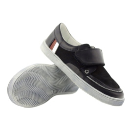 Scarpe sportive in pelle Bartek 28369 blu 4