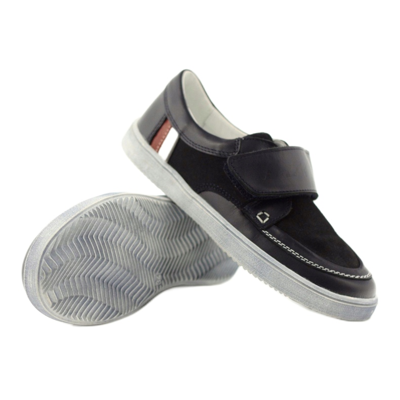 Scarpe sportive in pelle Bartek 28369 blu 4