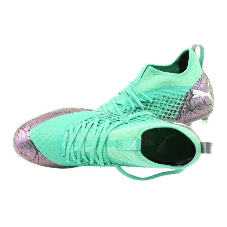 Scarpe da calcio Puma Future 2.3 Netfit Fg Ag Color Shift M 104832 01 verde 2