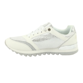 American Club Scarpe sportive femminili 16355 bianco/argento grigio 1