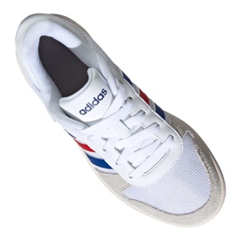 Scarpe Adidas Hoops 2.0 Jr FW9120 bianco grigio 1