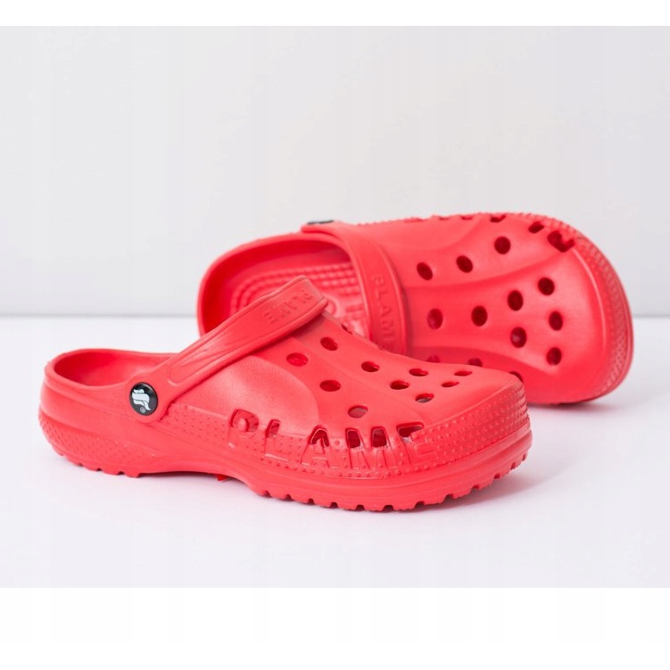 Flameshoes Pantofole Eva a luce rossa da donna rosso 2