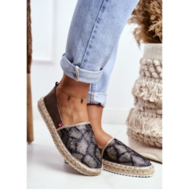 Espadrillas da Donna, Suola Intrecciata Marrone Big Star FF274A515 1