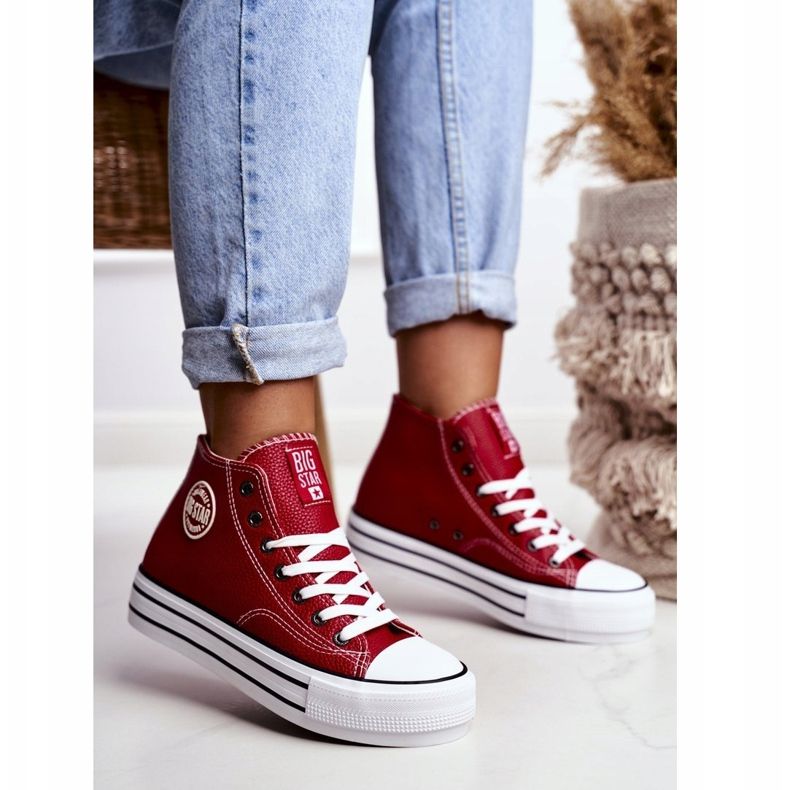 Sneakers Donna Big Star Rosse GG274014 rosso 1