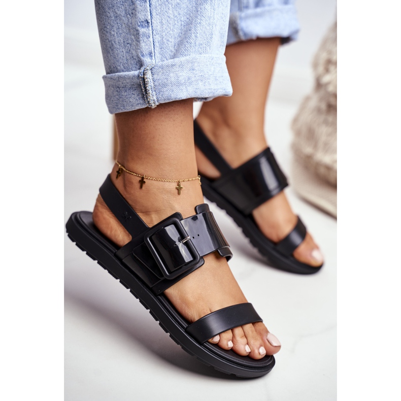 Sandali da donna in gomma profumata ZAXY Black DD285051 nero 2