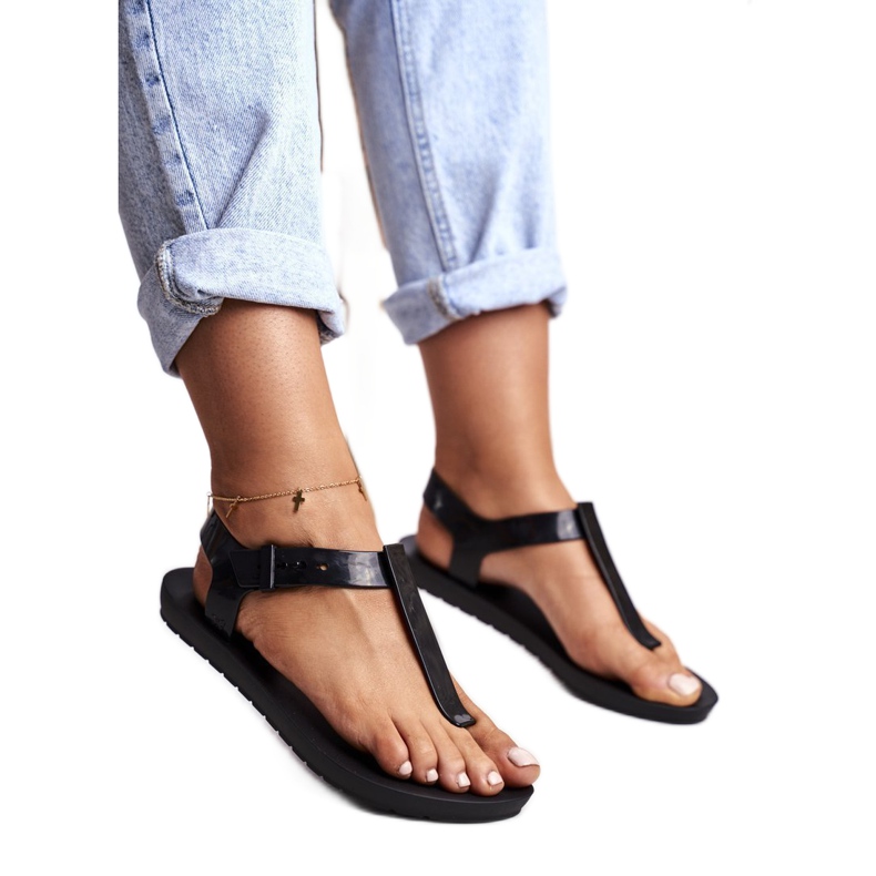 Sandali in gomma profumata da donna ZAXY Black DD285039 nero 1