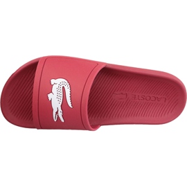 Lacoste Croco Slide 119 1 M 737CMA001817K bianco rosso 2