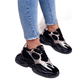 Scarpe Sportive da Donna Big Star di Daniel Lopez Nere e Oro FF274A524 nero giallo 1