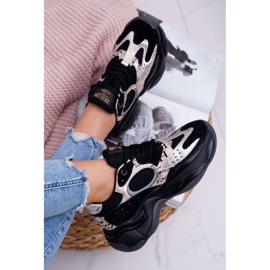 Scarpe Sportive da Donna Big Star di Daniel Lopez Nere e Oro FF274A524 nero giallo 4