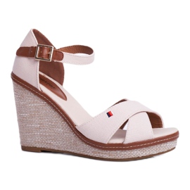 SEA Sandali da donna con zeppa Beige LaMane 3