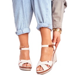 SEA Sandali da donna con zeppa Beige LaMane 2