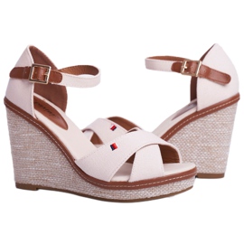 SEA Sandali da donna con zeppa Beige LaMane 4
