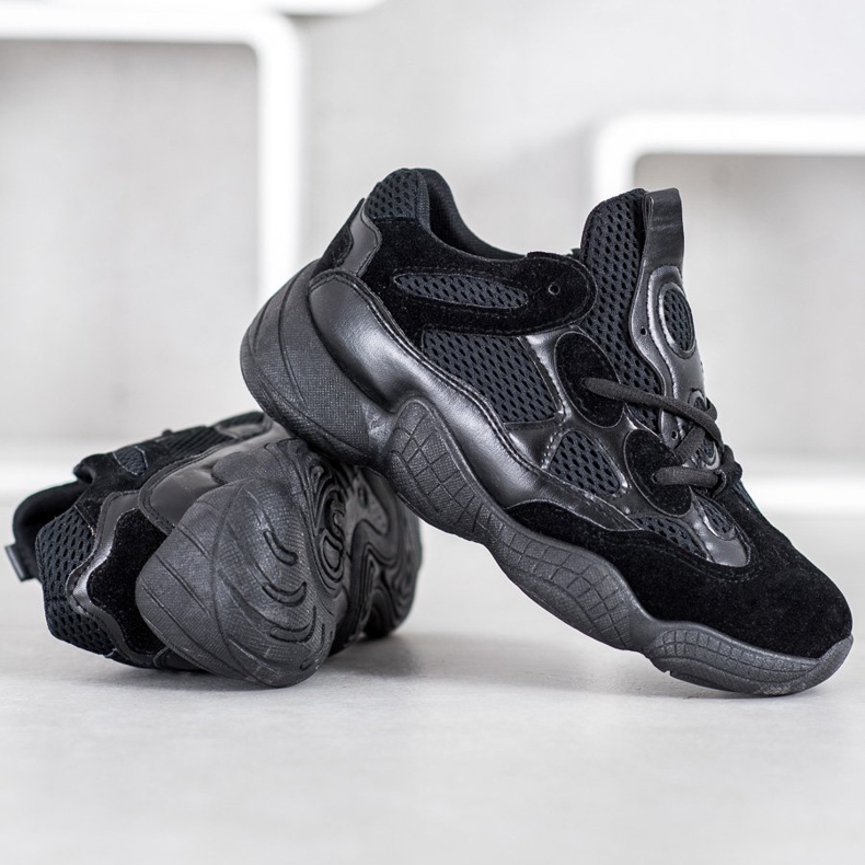 SHELOVET Scarpe da ginnastica nere nero 1