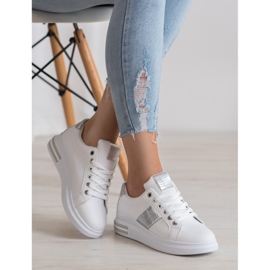 RTX WALK Sneakers Con Inserti Argento bianca grigio 2