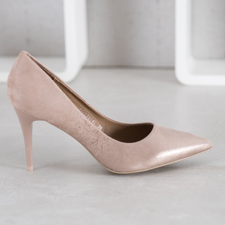 SHELOVET Eleganti tacchi beige 2