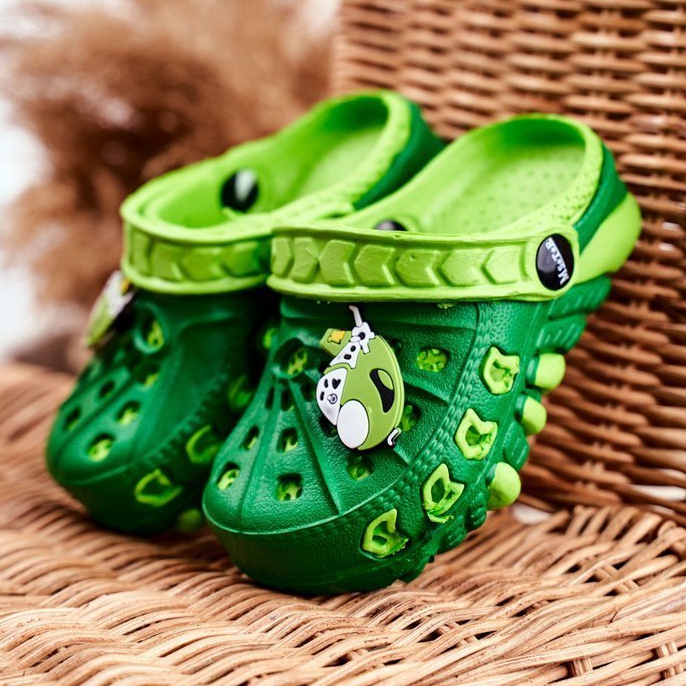 Crocs Green Foam per bambini Green Plane Donald verde 1