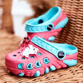 Pantofole per bambini Foam Crocs Red Polar Bear Oddie rosso blu 1