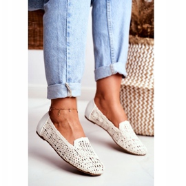 Ballerine da Donna Lu Boo Intrecciate Bianche 4Ever bianca 1