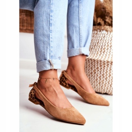 Lu Boo Ballerina In Spitz Suede Camel Better marrone 1