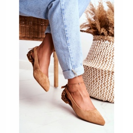 Lu Boo Ballerina In Spitz Suede Camel Better marrone 2