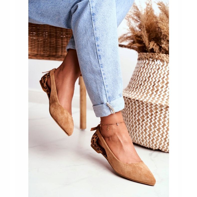 Lu Boo Ballerina In Spitz Suede Camel Better marrone 2